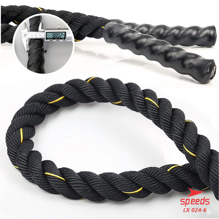 SPEEDS Tali Fitness Battle Rope Battling Ropes Gym waves rope crossfit mma muaythai 12 Meter 024-6