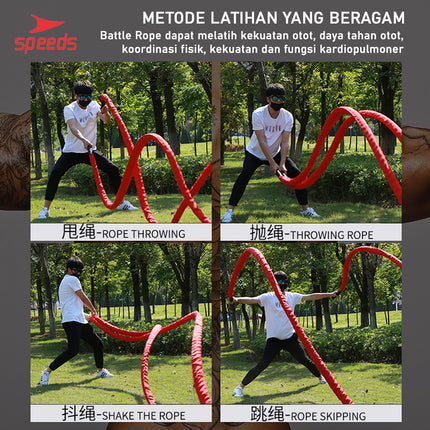 SPEEDS Tali Fitness Battling Ropes Gym waves rope crossfit mma muaythai 15 Meter 024-7
