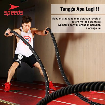 SPEEDS Tali Fitness Battling Ropes Gym waves rope crossfit mma muaythai 15 Meter 024-7