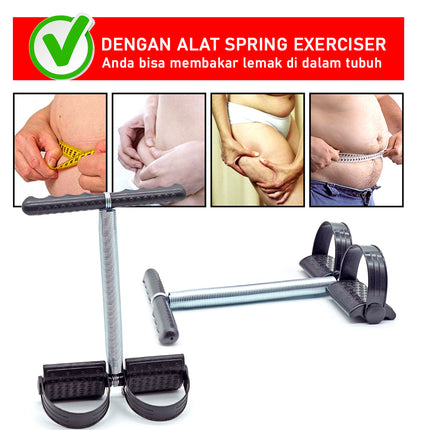SPEEDS Tummy Trimmer alat fitness alat olahraga pengecil perut dan pembakar lemak Spring 024-8
