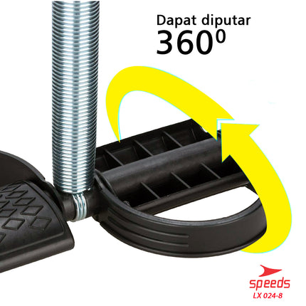 SPEEDS Tummy Trimmer alat fitness alat olahraga pengecil perut dan pembakar lemak Spring 024-8