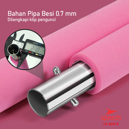 SPEEDS Portable Pilates Studio Tali Yoga Resistance Band Untuk Olahraga Senam Elastis 024-9
