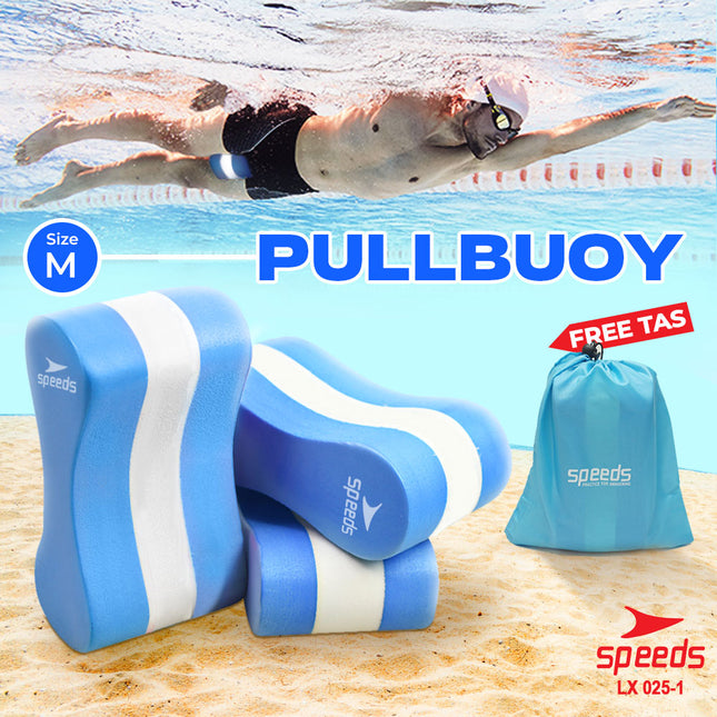 SPEEDS Pullboy Pullbouy Pelampung Berenang Jepit Paha Spons Latihan Renang Pull Buoy Portabel 025-1