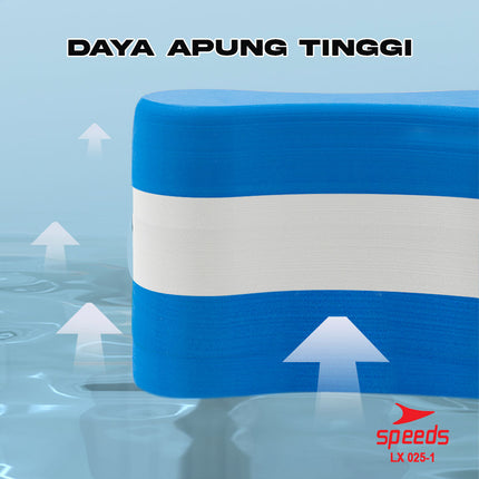 SPEEDS Pullboy Pullbouy Pelampung Berenang Jepit Paha Spons Latihan Renang Pull Buoy Portabel 025-1