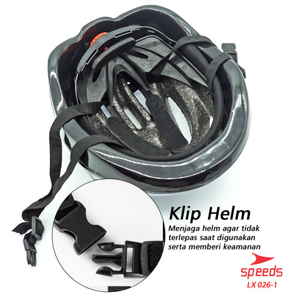 SPEEDS Helm Sepeda Cycling Unisex Helmet Pelindung Kepala untuk Pria / Wanita 026-1
