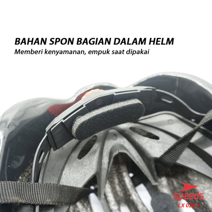SPEEDS Helm Sepeda Cycling Unisex Helmet Pelindung Kepala untuk Pria / Wanita 026-1