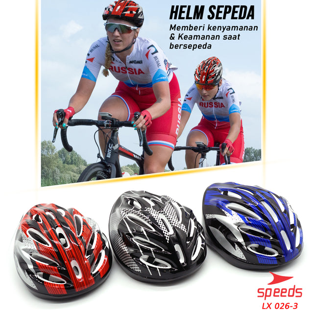 SPEEDS Helm Sepeda Gunung Balap Unisex Shockproof  026-3