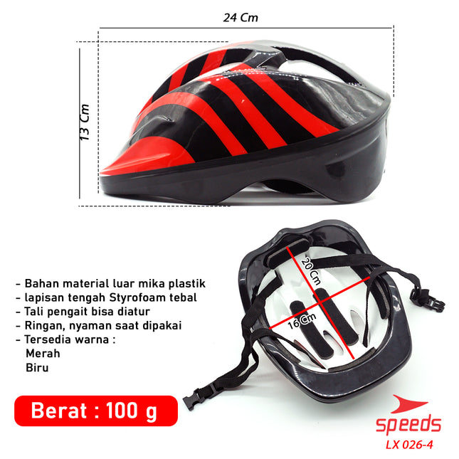 SPEEDS Helm Sepeda Cycling Gunung Helmet Pelindung Kepala untuk Pria / Wanita 026-4
