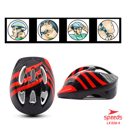 SPEEDS Helm Sepeda Cycling Gunung Helmet Pelindung Kepala untuk Pria / Wanita 026-4
