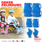 SPEEDS Set Deker Dekker Deckker Anak Inline Pelindung Lutut Siku Tangan Badan Sepeda Skate 026-5