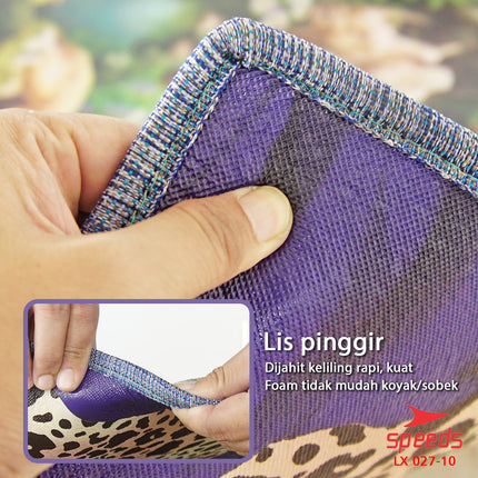 SPEEDS Karpet Gulung Alas Bermain Tidur Duduk Bayi 180x200x6mm Portabel EPE Tikar Gulung 027-10