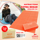 SPEEDS Matras Lipat Gunung Kemah Duduk XPE Karpet Outdoor Matras Camping Polos Olahraga Yoga Baby Tebal Playmat Playmate Berstandar SNI 027-19