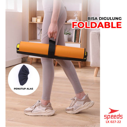 SPEEDS Sliding Mat Alat Fitness Gesek Kaki Portabel Alat Olahraga Gym Sport Gesek Glider Mat 027-22