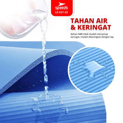 SPEEDS Yoga Mat 196x115x30mm Anti-Slip Thick Extra Large Yoga Mat Exercise Mat LX 027-33