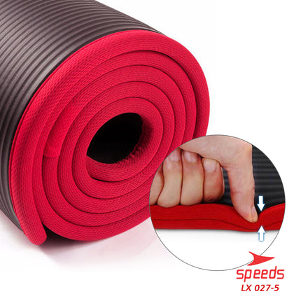 SPEEDS Matras Yoga NBR Tebal 10mm Premium Alas Olahraga Yoga Karpet Mat Spons Gym 027-5