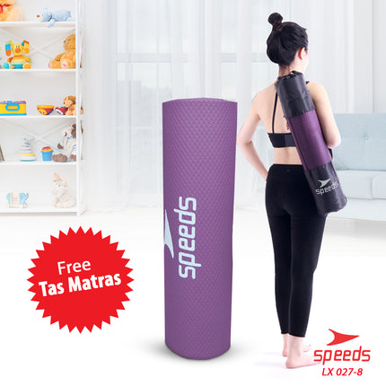 SPEEDS Matras Yoga Mat NBR Karpet Spons Tikar Alas Karpet 10MM Berstandar SNI 027-8
