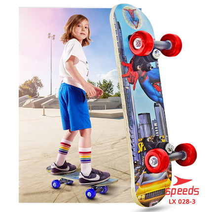 SPEEDS Papan Skateboard Anak Pennyboard Mainan Papan Skate Fullset Freestyle Anak 028-1705