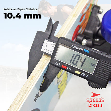 SPEEDS Papan Skateboard Anak Pennyboard Mainan Papan Skate Fullset Freestyle Anak 028-1705