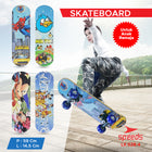 SPEEDS Papan Skateboard Anak Pennyboard Mainan Anak Roda PVC Papan Skate Fullset Freestyle 028-2406