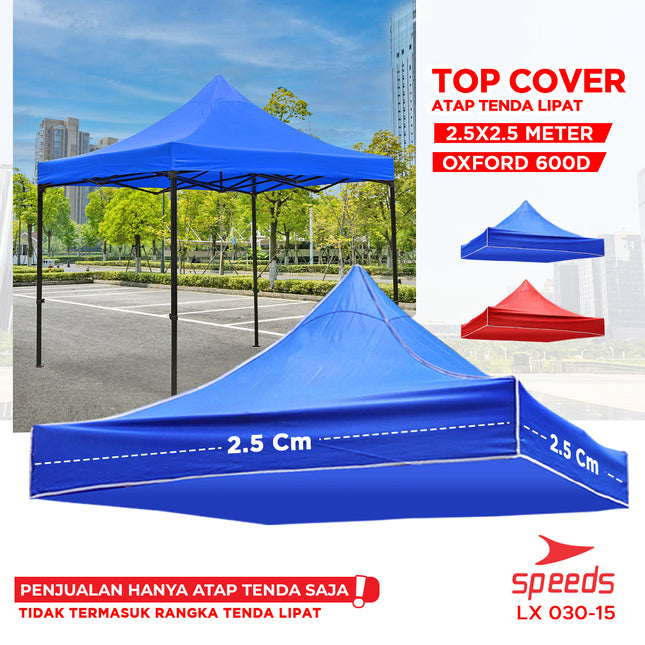 SPEEDS Atap Terpal Tenda Bazar 2.5x2.5m 030-15