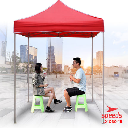 SPEEDS Atap Terpal Tenda Pameran Bazar Indoor Outdoor Ukuran 2.5x2.5m Tenda Lipat Tenda Jualan Kain Oxford 600D Waterproof 030-15