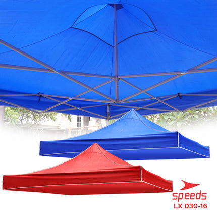 SPEEDS Atap Tenda Lipat Terpal Tenda Bazar Berbahan Kain Oxford 600D Waterproof Indoor Outdoor Ukuran 3x3m 030-16