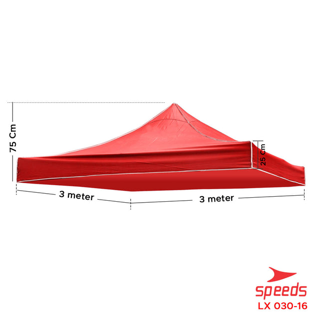 SPEEDS Atap Tenda Bazar 3x3m 030-16