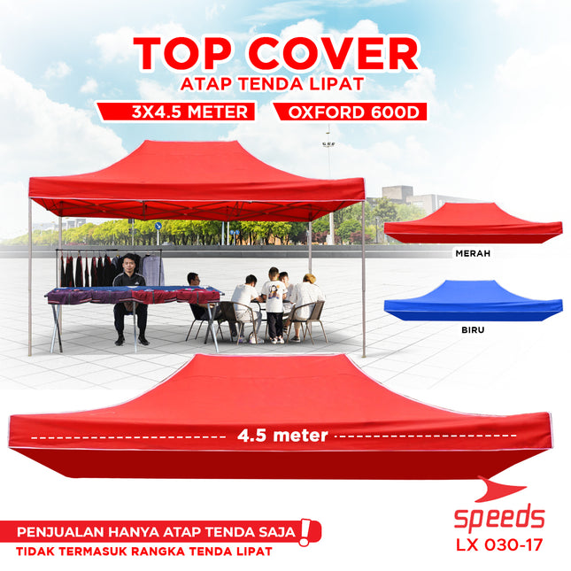 SPEEDS Atap Tenda Bazar Ukuran 3x4.5m 030-17