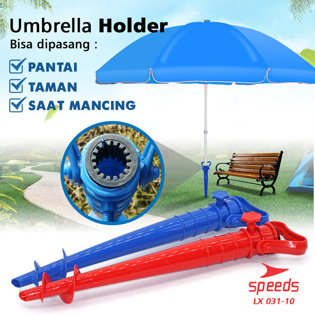 SPEEDS Kaki Penyangga Holder Payung Pantai Kaki Payung Tenda Parasol Serbaguna 031-10
