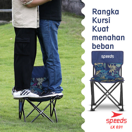 SPEEDS Kursi Lipat Camping Kursi Lipat Outdoor Kursi Gunung Kursi Sauna Bangku Portable 031-12