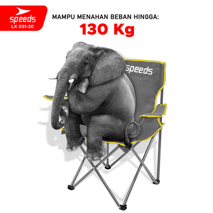 SPEEDS Kursi Lipat Pancing Camping Fishing Folding Chair Camping Piknik Keluarga Outdoor 031-20