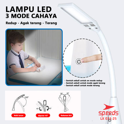SPEEDS Set Meja Belajar Ukuran 70 dan 80cm Anak Meja Kursi Belajar Portable Meja Tulis Anak 031-25