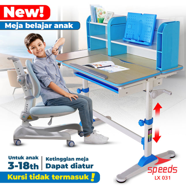 SPEEDS Meja Belajar Anak Ukuran 95cm 031-27