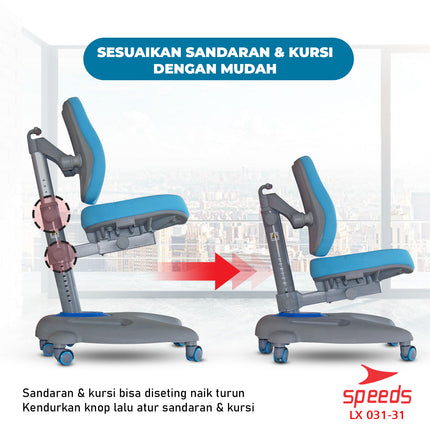 SPEEDS Kursi Anak Kaki Huruf U 031-31