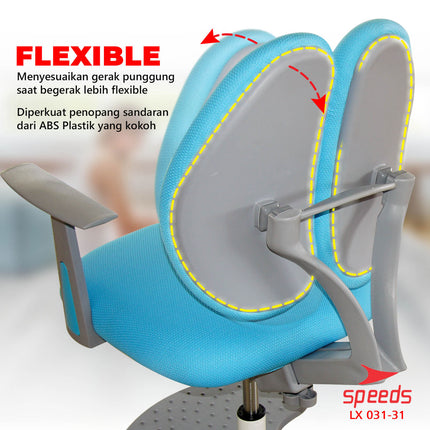SPEEDS Kursi Anak Kaki Huruf U 031-31