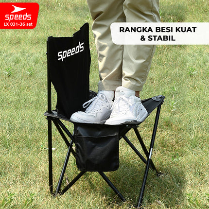 SPEEDS Folding Table Chair Set Free Folding Table Folding Chair Outdoor Indoor Bag Portable Folding Table Camping Picnic 031-36