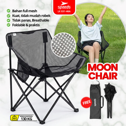 SPEEDS Kursi Lipat Moon Chair Jaring 031-46A