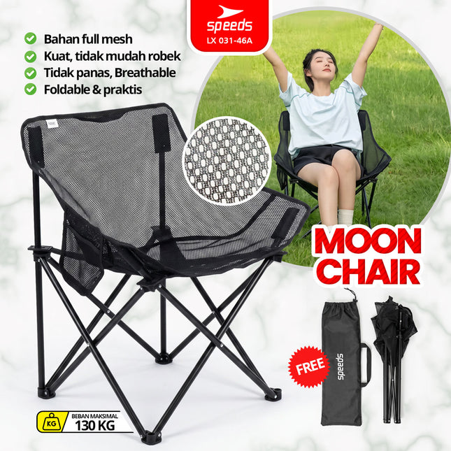 SPEEDS Kursi Lipat Moon Chair Jaring 031-46A