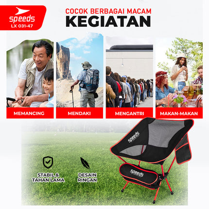 SPEEDS Kursi Lipat Jaring 031-47