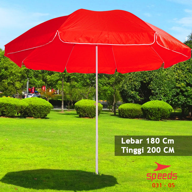 SPEEDS Tenda Payung 180 cm Event Pantai Cafe Bazaar Parasol Diameter Payung Untuk Event Booth 031-5