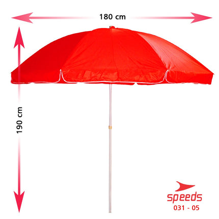 SPEEDS Tenda Payung 180 cm Event Pantai Cafe Bazaar Parasol Diameter Payung Untuk Event Booth 031-5