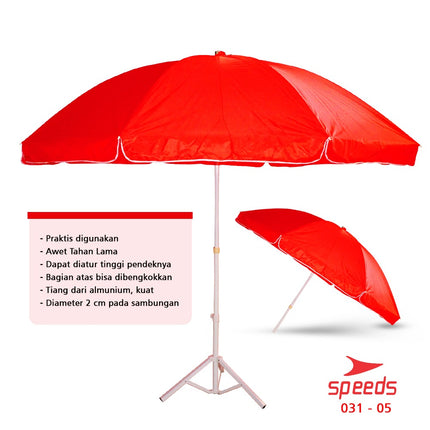 SPEEDS Tenda Payung 180 cm Event Pantai Cafe Bazaar Parasol Diameter Payung Untuk Event Booth 031-5