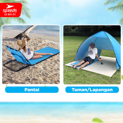 SPEEDS Kursi Pantai Lipat Portabel 031-51