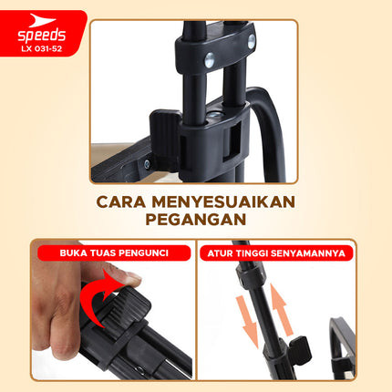 SPEEDS Keranjang Portable Gerobak Lipat 031-52