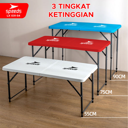 SPEEDS Folding Table Household Sales Folding Table Long Camping Laptop Dining Learning Portable Multipurpose 031-54