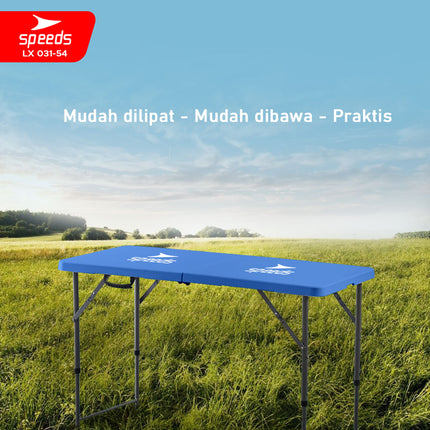 SPEEDS Folding Table Household Sales Folding Table Long Camping Laptop Dining Learning Portable Multipurpose 031-54
