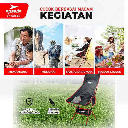 SPEEDS Kursi Lipat Portable 031-55