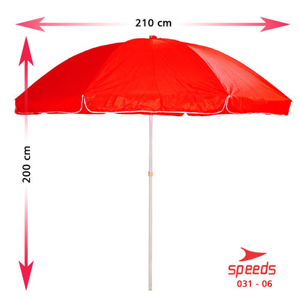 SPEEDS Payung pantai payung cafe payung Tenda Payung Event Cafe Bazaar Parasol 210cm 031-6