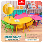 SPEEDS Meja Belajar Anak Bulan Moon Meja Table TK Paud Colorful Kids Table Warna Warni Ergonomis 031-66