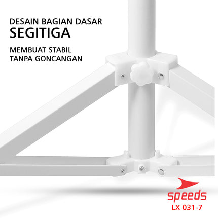 SPEEDS Kaki Penyangga Tripod Dudukan Payung Tenda Parasol Pantai Serbaguna 031-7